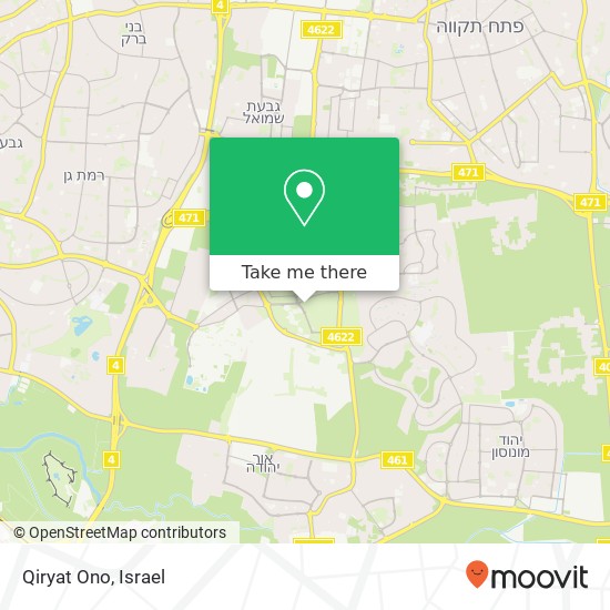 Qiryat Ono map