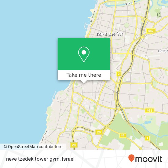 neve tzedek tower gym map