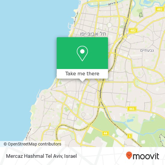 Карта Mercaz Hashmal Tel Aviv
