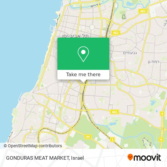 GONDURAS MEAT MARKET map