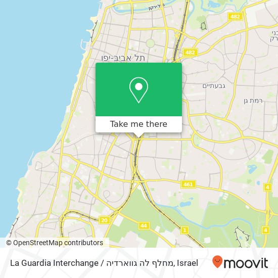 La Guardia Interchange / מחלף לה גווארדיה map