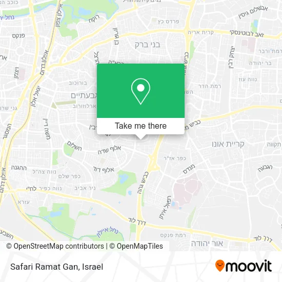 Карта Safari Ramat Gan