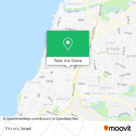 בית כלל map