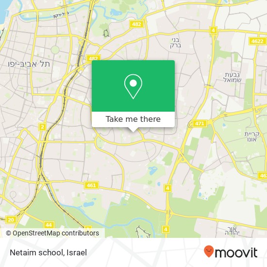 Карта Netaim school