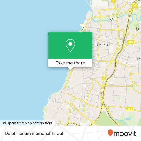 Dolphinarium memorial map