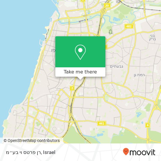 רן פרטס וי בע״מ map