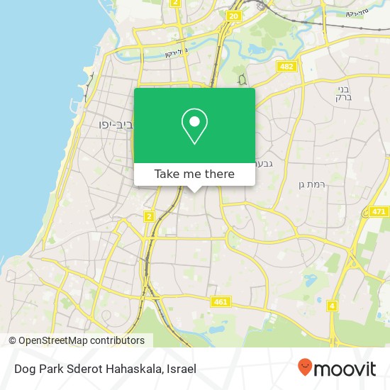 Dog Park Sderot Hahaskala map