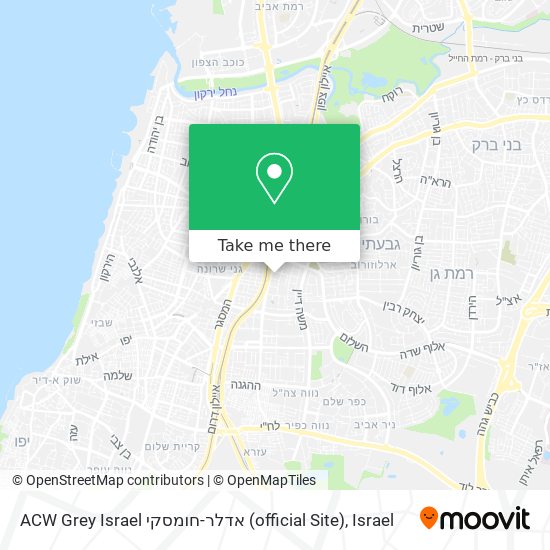 ACW Grey Israel אדלר-חומסקי (official Site) map