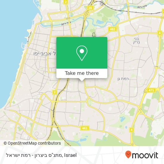 מתנ"ס ביצרון - רמת ישראל map