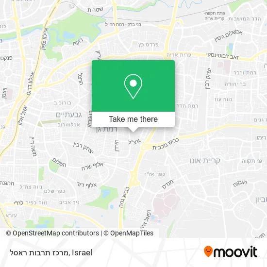 Карта מרכז תרבות ראסל