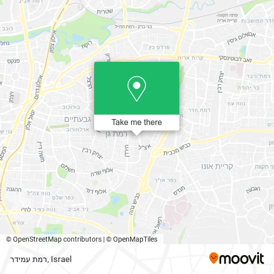 Карта רמת עמידר