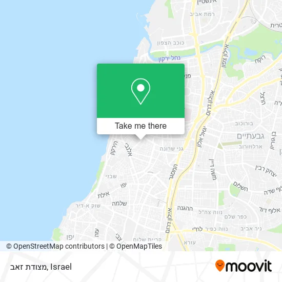 מצודת זאב map
