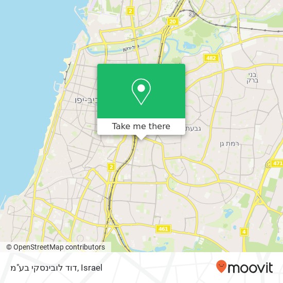 דוד לובינסקי בע"מ map