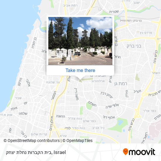 Карта בית הקברות נחלת יצחק