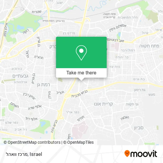 Карта מרכז וואהל