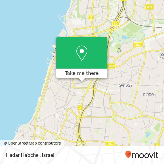 Карта Hadar Ha'ochel