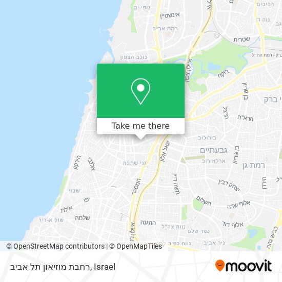 רחבת מוזיאון תל אביב map