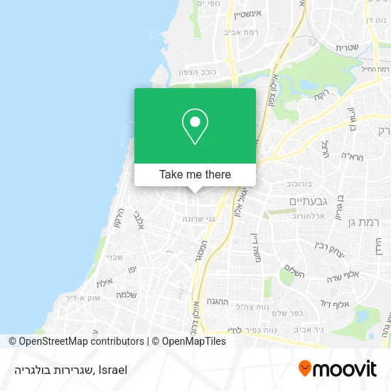 Карта שגרירות בולגריה
