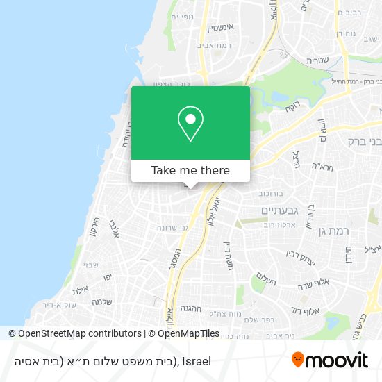 בית משפט שלום ת״א (בית אסיה) map