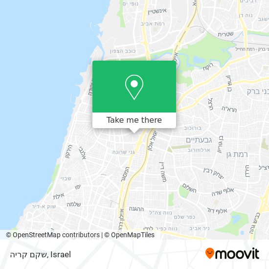 שקם קריה map