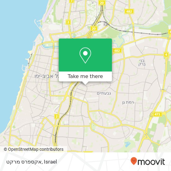 אקספרס מרקט map