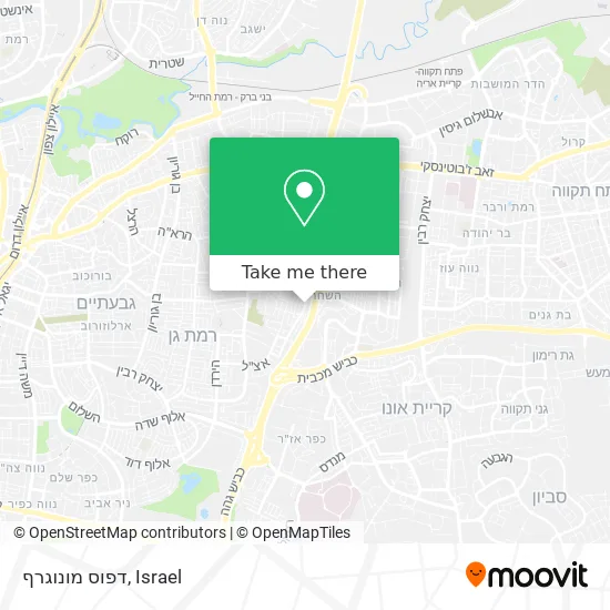 Карта דפוס מונוגרף
