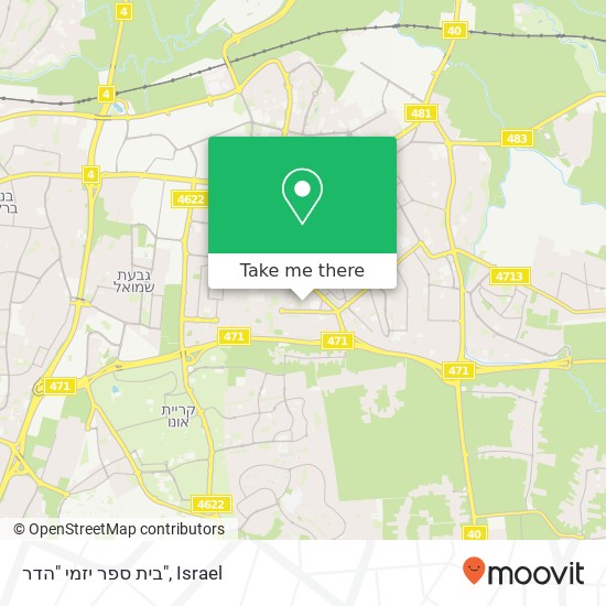 בית ספר יזמי "הדר" map