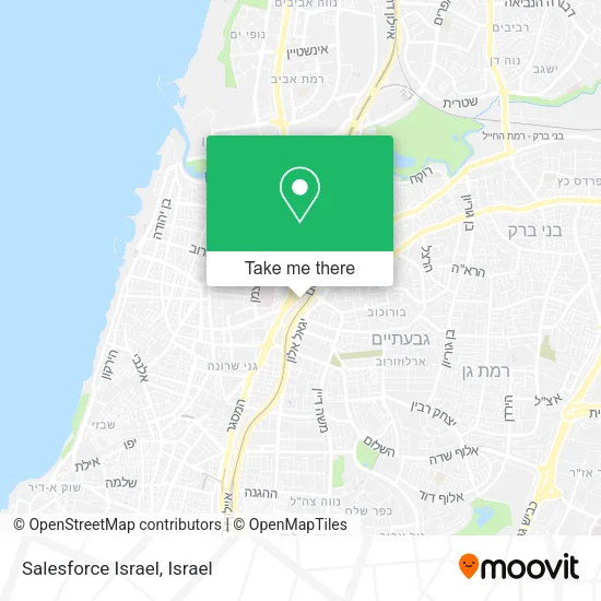Карта Salesforce Israel