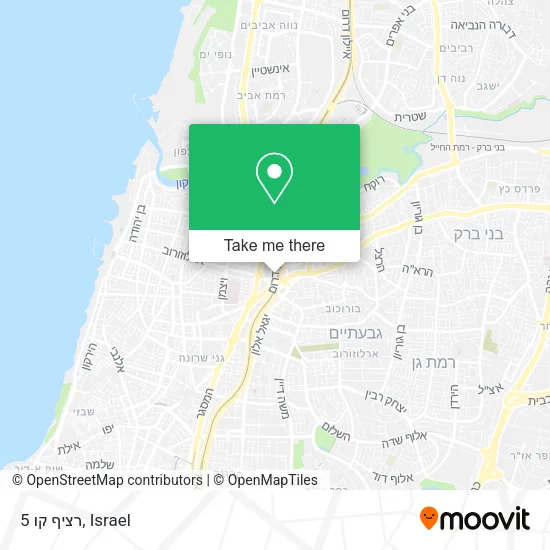 Карта רציף קו 5