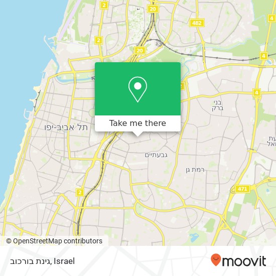 גינת בורכוב map