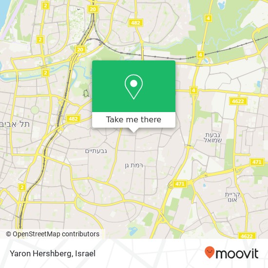Карта Yaron Hershberg