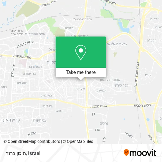 Карта תיכון ברנר