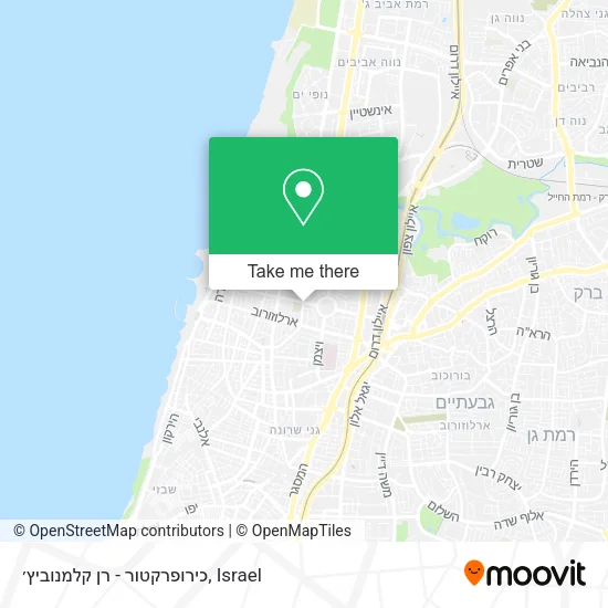 Карта כירופרקטור - רן קלמנוביץ׳