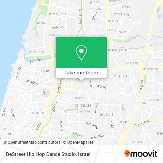 Карта BeStreet Hip Hop Dance Studio