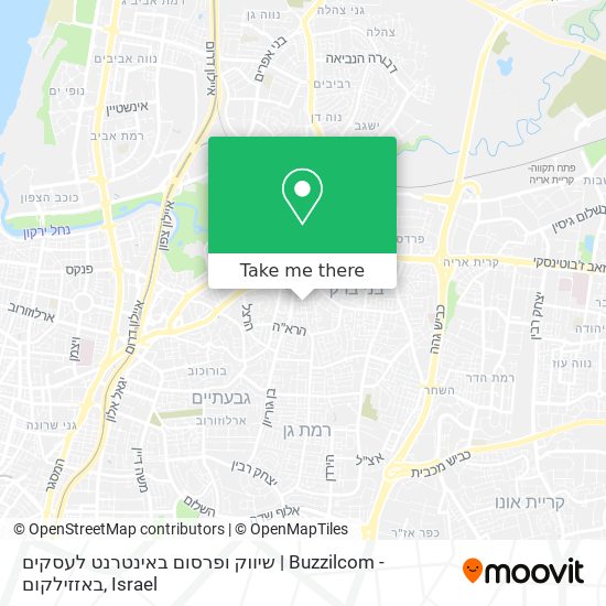 Карта שיווק ופרסום באינטרנט לעסקים | Buzzilcom - באזזילקום