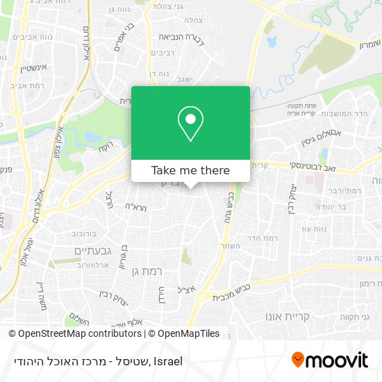 Карта שטיסל - מרכז האוכל היהודי
