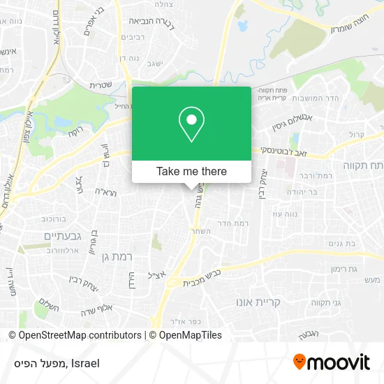 Карта מפעל הפיס
