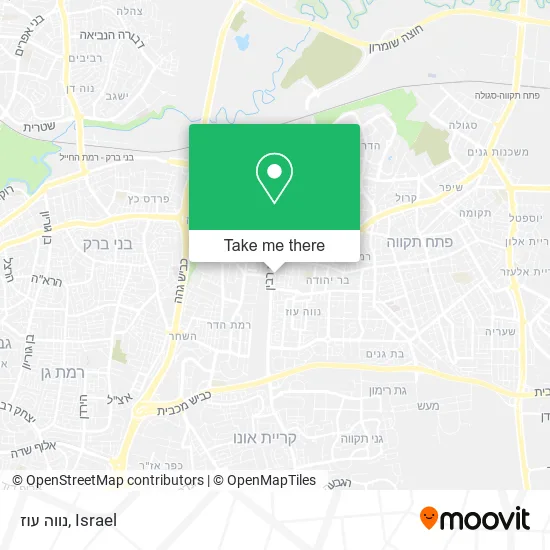 Карта נווה עוז