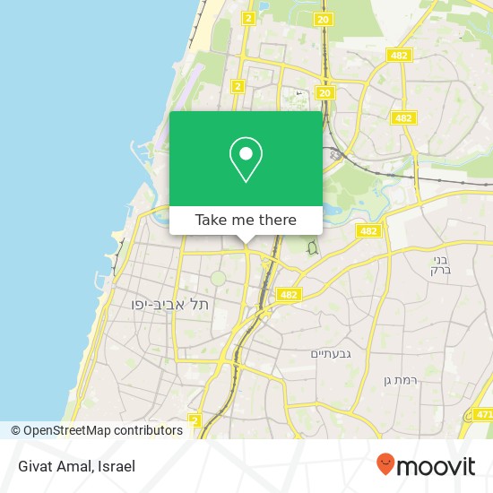 Карта Givat Amal
