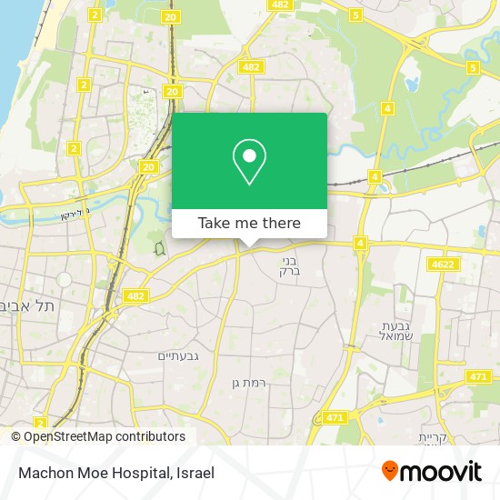 Карта Machon Moe Hospital