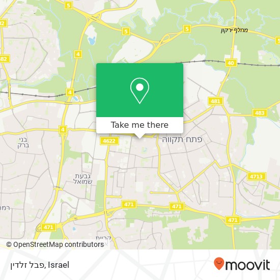 פבל זלדין map