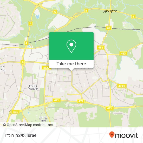 פיצה רונדו map