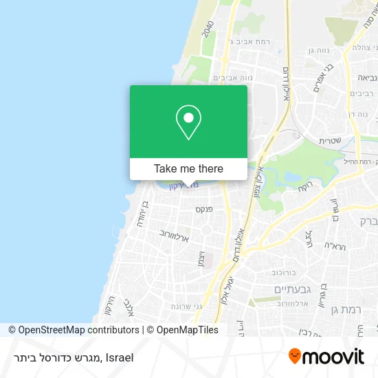 Карта מגרש כדורסל ביתר