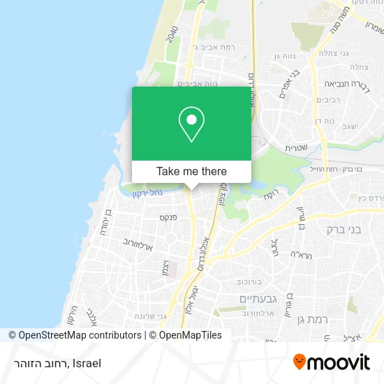 Карта רחוב הזוהר