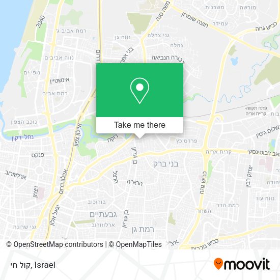 Карта קול חי