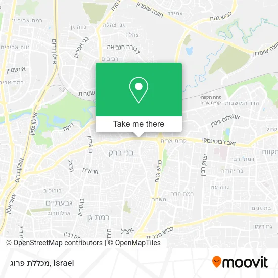 Карта מכללת פרוג