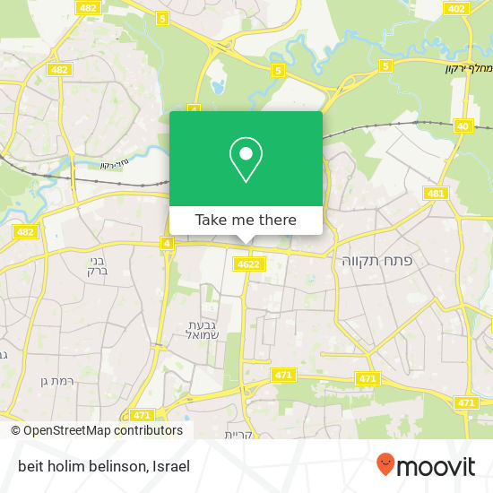 beit holim belinson map