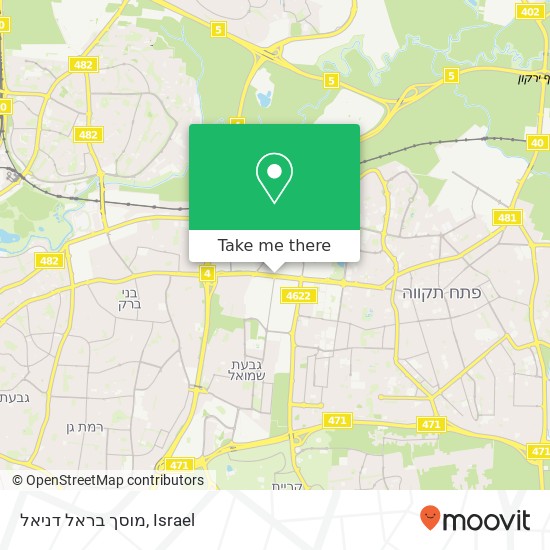 מוסך בראל דניאל map