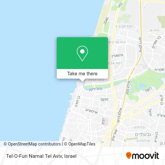 Карта Tel-O-Fun Namal Tel Aviv