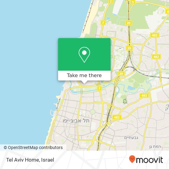 Tel Aviv Home map